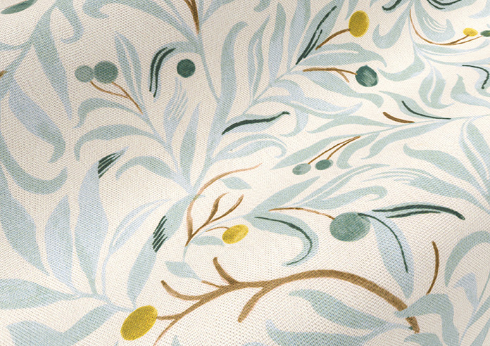 Malory, Aqua - Roman Blind - Image 4